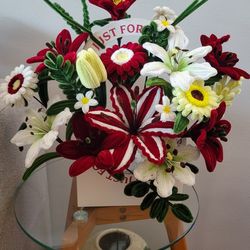 Pipes cleaner flowers Bouquet
