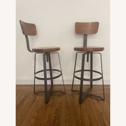 West Elm Adjustable Industrial Swivel Stool