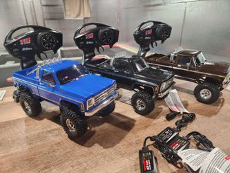 3 traxxas trx4m rtr small scale crawlers with extra parts 1 upgraded