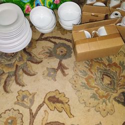 Lots Of Ceramic Dishes 10 New Cups 9 Dinner Plates 10 Cake Plates 6 Soup Bowls Pickup Only Cash 
