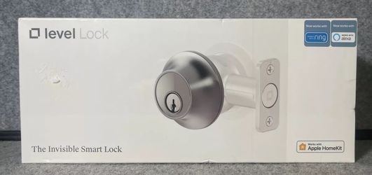 Level - Smart Lock Bluetooth Deadbolt - Matte Black New 
