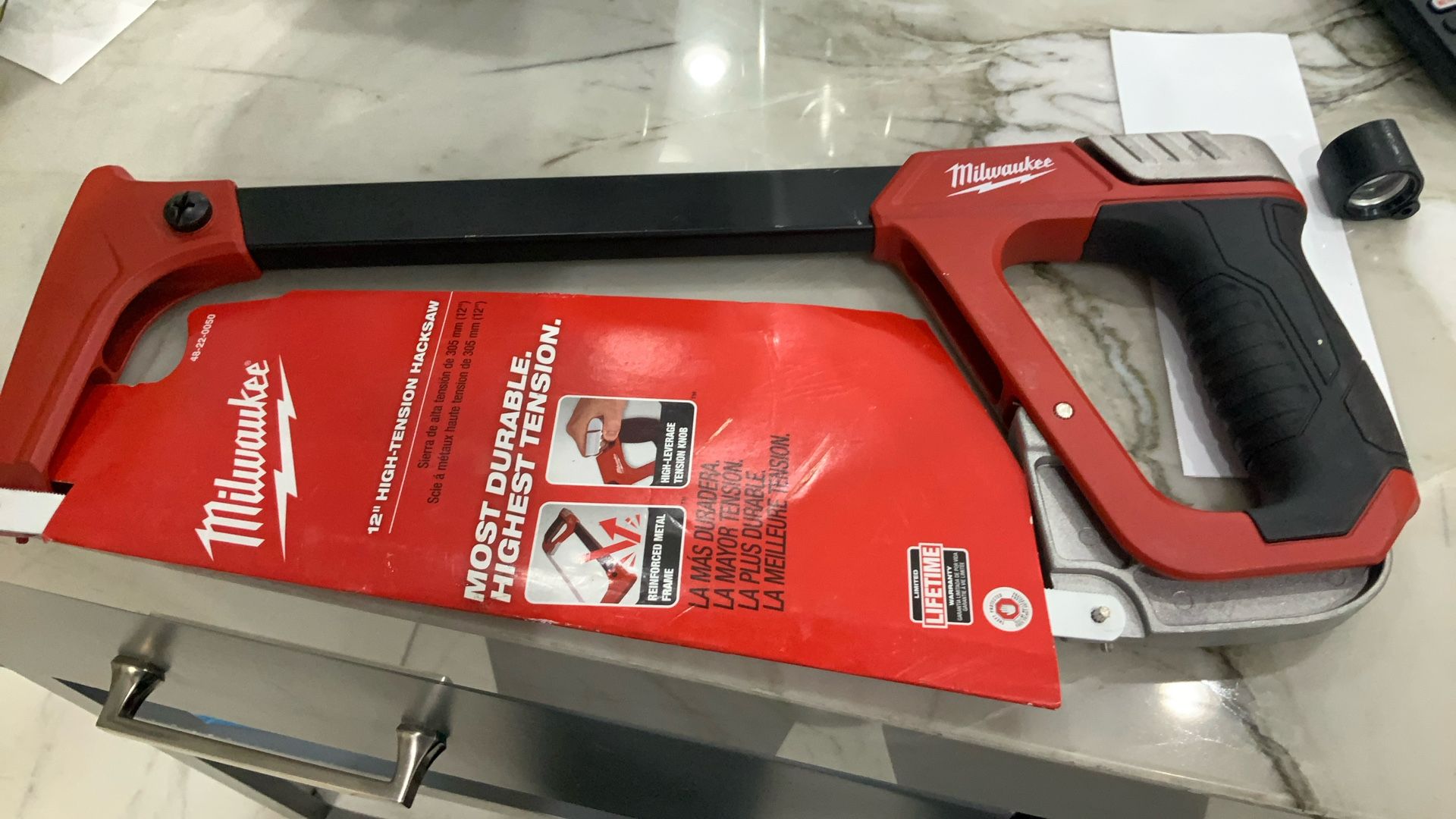 Milwaukee High Tension Hacksaw. Brand New Item