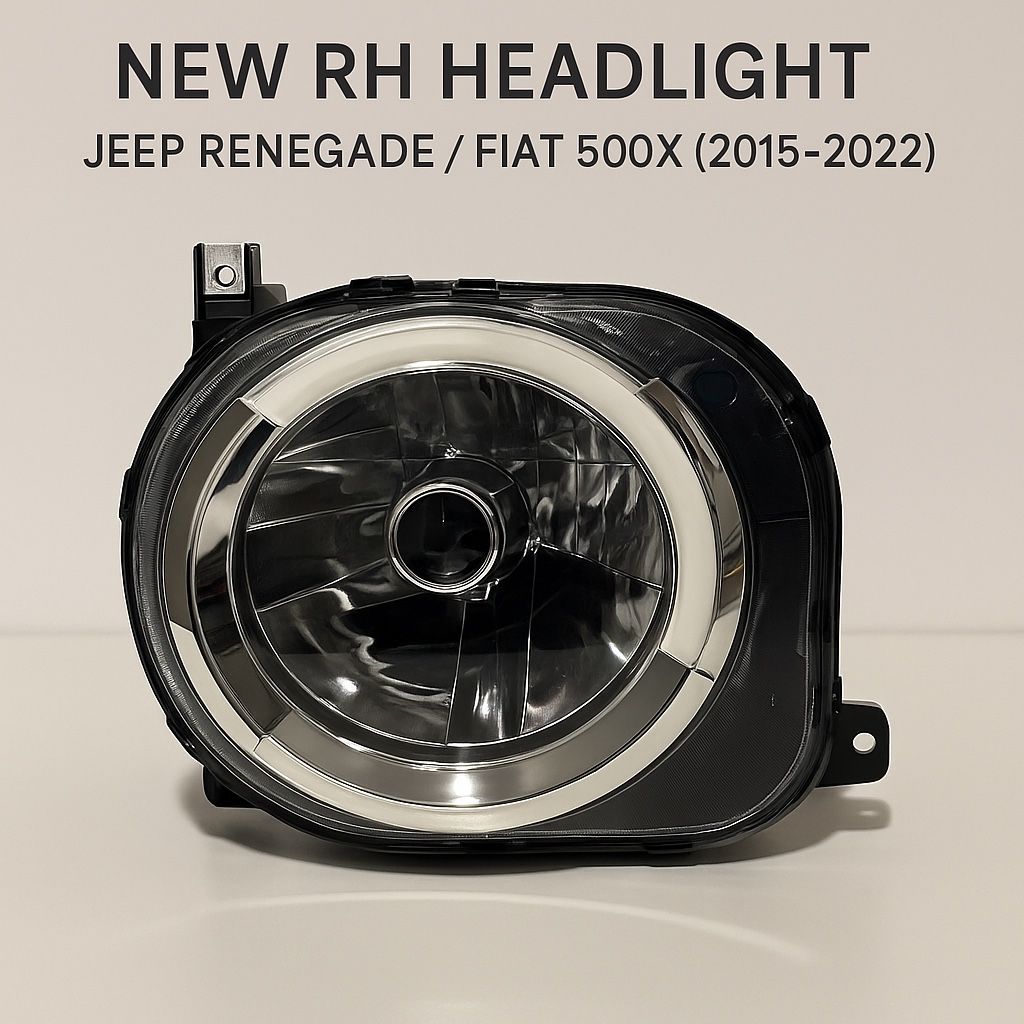NEW RH Headlight – Jeep Renegade / Fiat 500X (2015-2022)