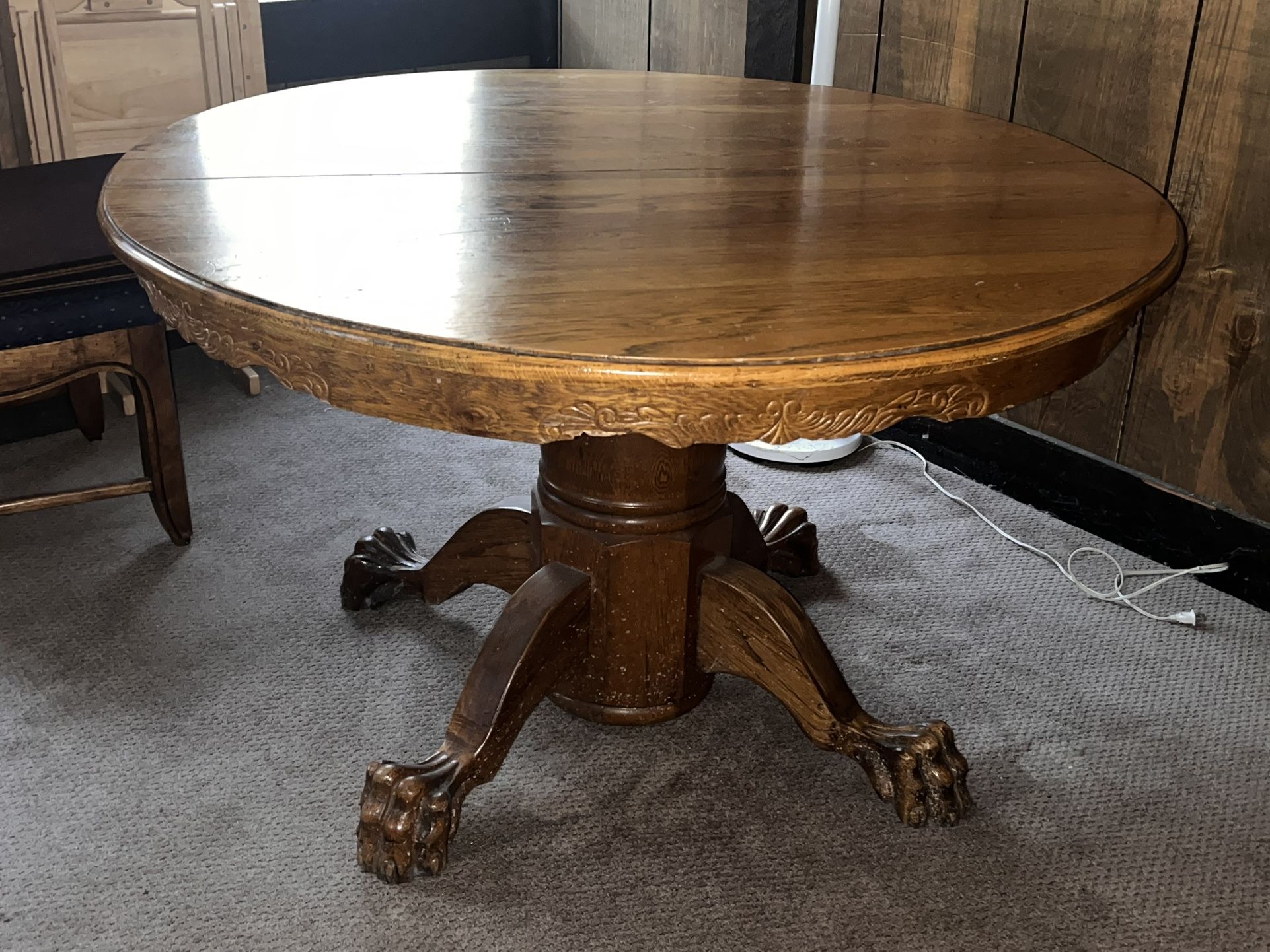 Dining Room Table Solid Wood With Chairs 6