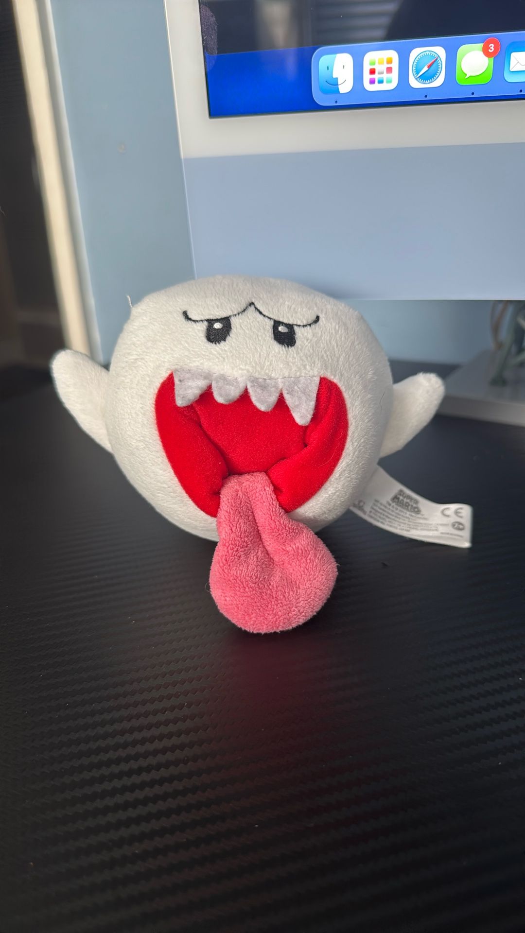 2011 Boo 6" Plush Super Mario Bros Little Buddy Toys