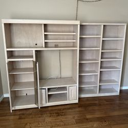 Bookcase, bookcase w/ TV section 