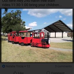 Kids party train.