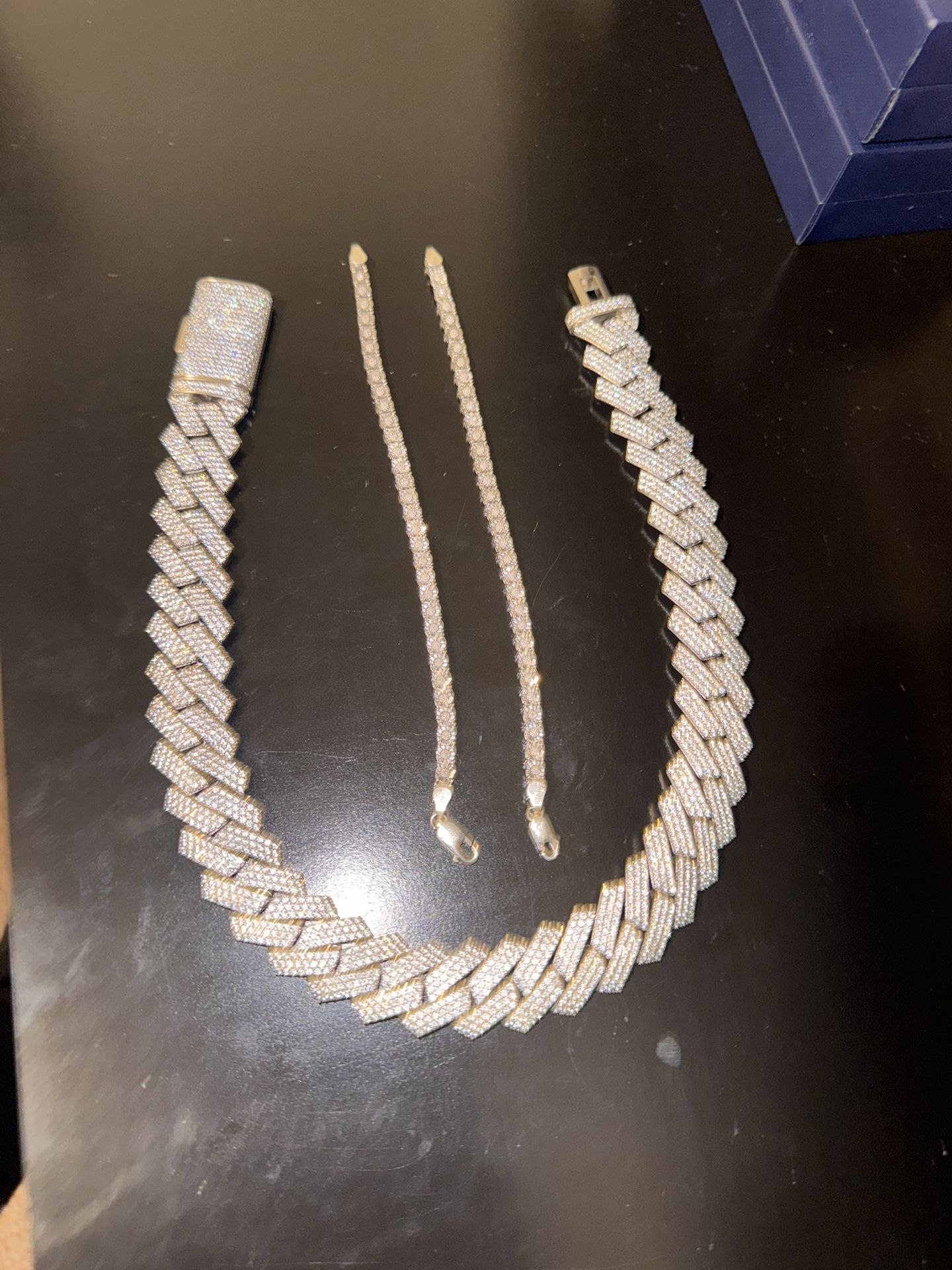 Cuban Link And Tennis Bracelet