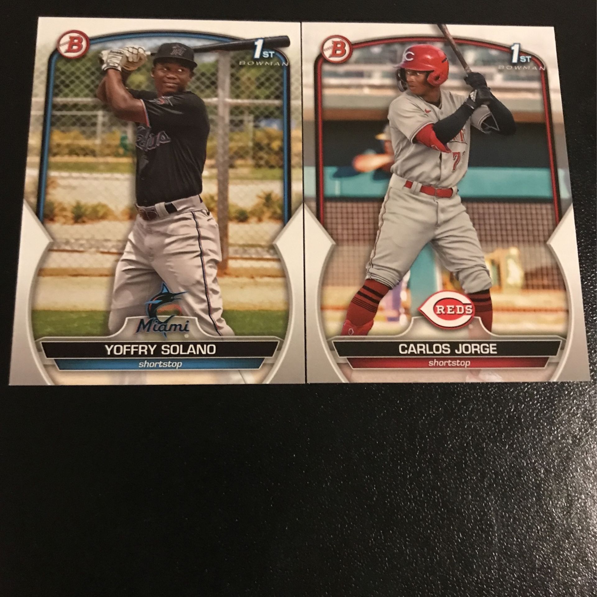 2023 Paper Bowman 1st - Yoffry Solano - Carlos Jorge - Spencer Jones - Ryan Clifford - Blake Loubier