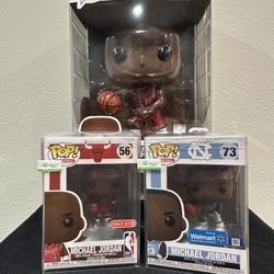 Funko Pop Lot Michael Jordan Exclusive Walmart Target NBA Chicago Bulls UNC Tarheels CURRENT PPG $91 WILL NOT SPLIT