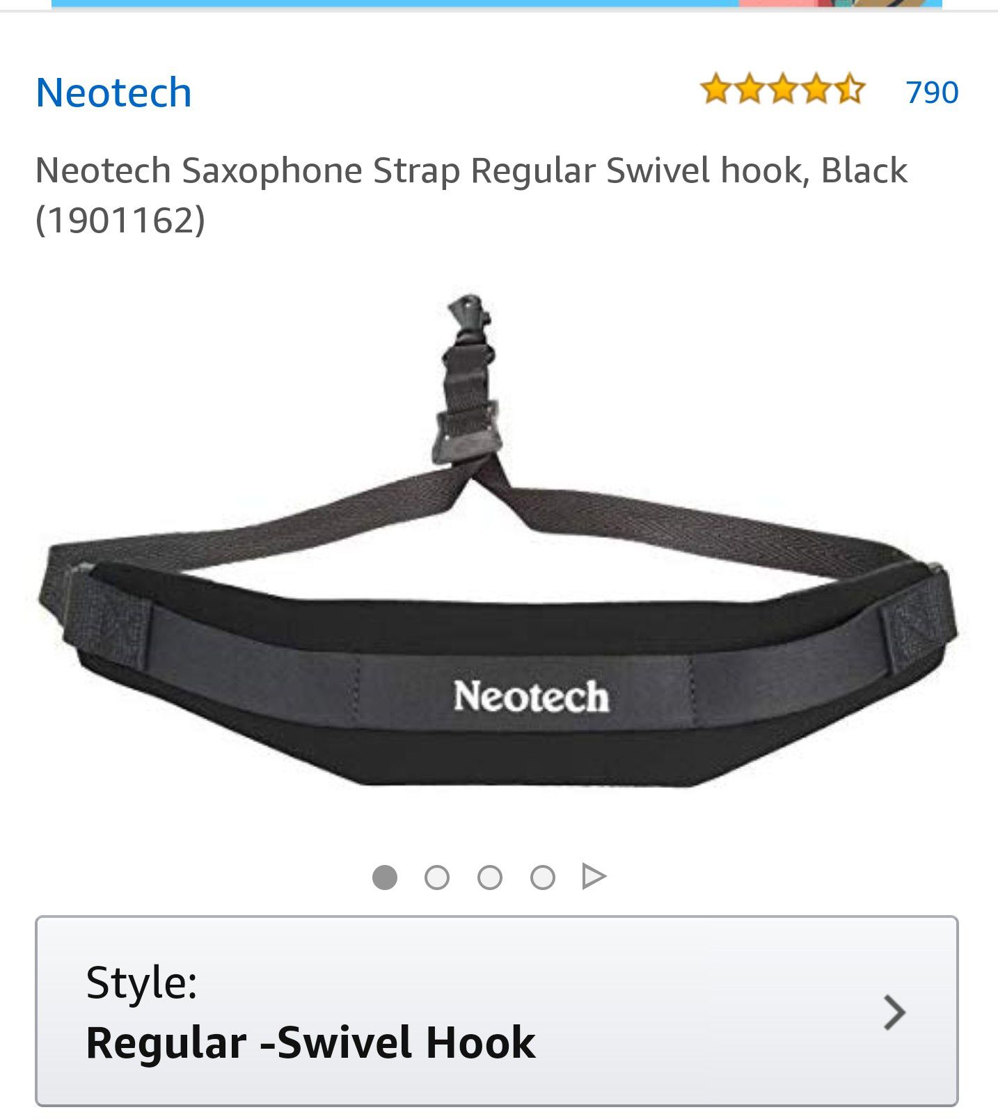Neotech saxophone strap