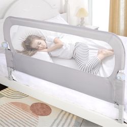 Brand New Pre-assembled Baby Bed Rail Guard for Toddlers - 47" Toddler Bed Side Rails for Twin, Full, Queen Bunk Size Bed Swing Down Bedrail Extral Ta