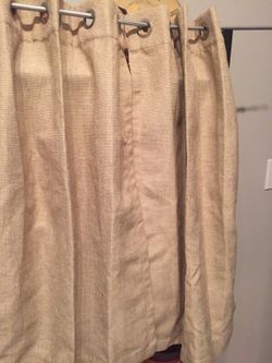 Curtains very attractive 36 long and 24 each piece wide