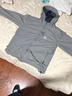 Grey Carhartt rain jacket (M)
