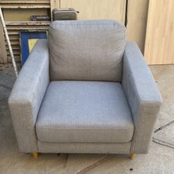 Grey Armchair, loveseat