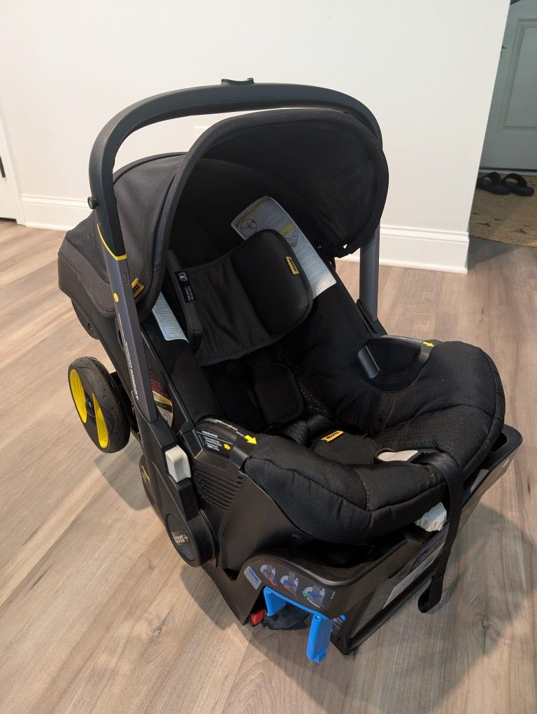 Doona Infant Car Seat & Stroller w/ Base – 2023 Model
