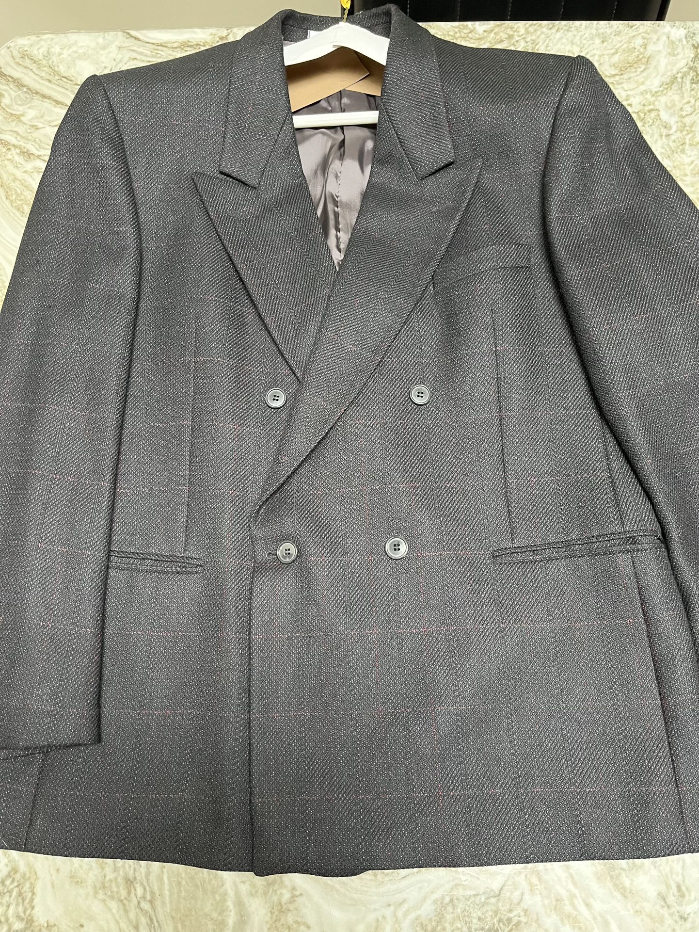 YSL Vintage Men’s Pure Wool Double Breasted Blazer