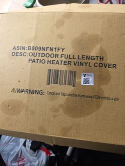 Tall Patio heater Cover