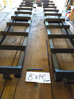 VERY Heavy duty 8 FT ramps 2" inch tubing 1/4" steel