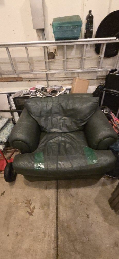 Free Oversized Leather Chair