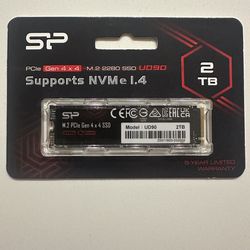 Silicon Power 2TB UD90 NVMe 4.0 Gen4 PCIe M.2 SSD R/W up to 5,000/4,800 MB/s (SP02KGBP44UD9005)