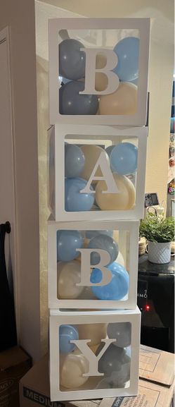 BABY Balloon Box Tower