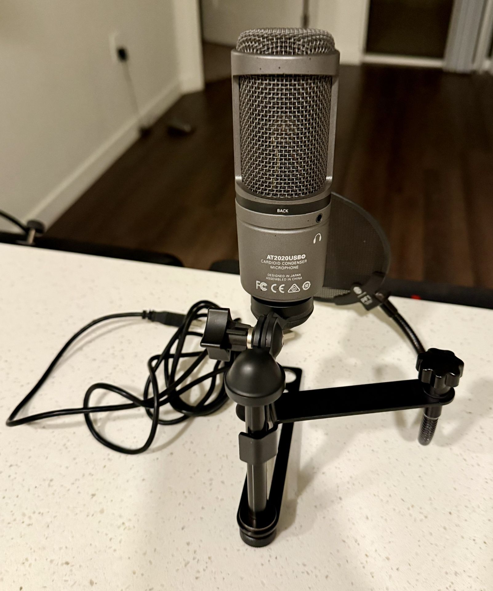 Audio-Technica AT2020USB+ Cardioid Condenser Microphone