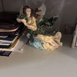 Porcelain Angel Sculptures   