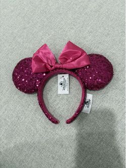 hot pink disney ears