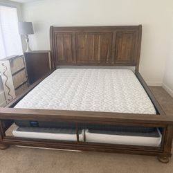 King Bed Frame & Mattress
