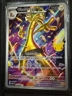 Gholdengo 142/128 Pokémon TCG Holo Rare Card
