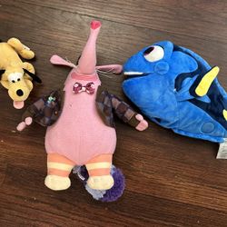Bing Bong , Dory , Pluto Plush