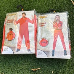 Men And Women Inmate Costume