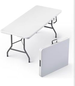 6 Feet Foldable Table with Built in Handle