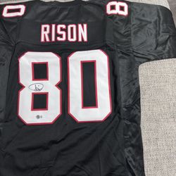 Andre Rison Signed Autograph Custom Jersey - Beckett Coa - Atlanta Falcons