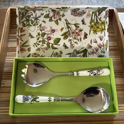 Portmerion Salad Servers  new in Box