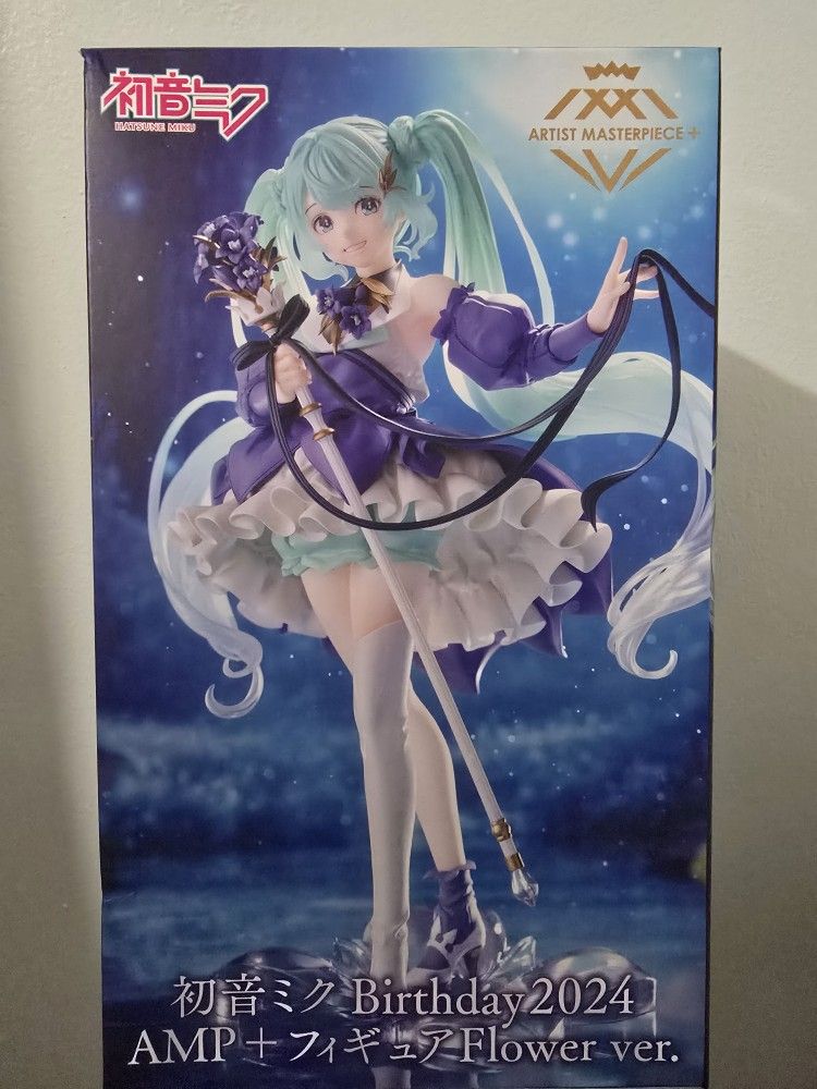 Taito Vocaloid Hatsune Miku AMP+ Figure Statue Toy Miku Birthday 2024 Boxed
