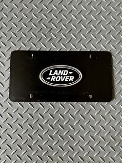 Land Rover License Plate Logo 
