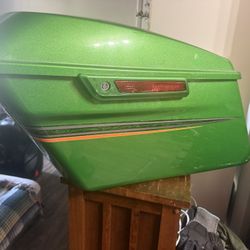 Harley-Davidson Atomic Green Saddlebag