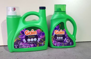 Gain plus detergents