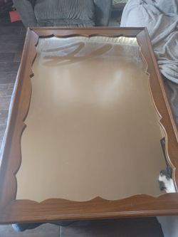 MAPLE FRAMED MIRROR