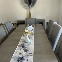 Dining Room, Ashley‘S Table For Eight 