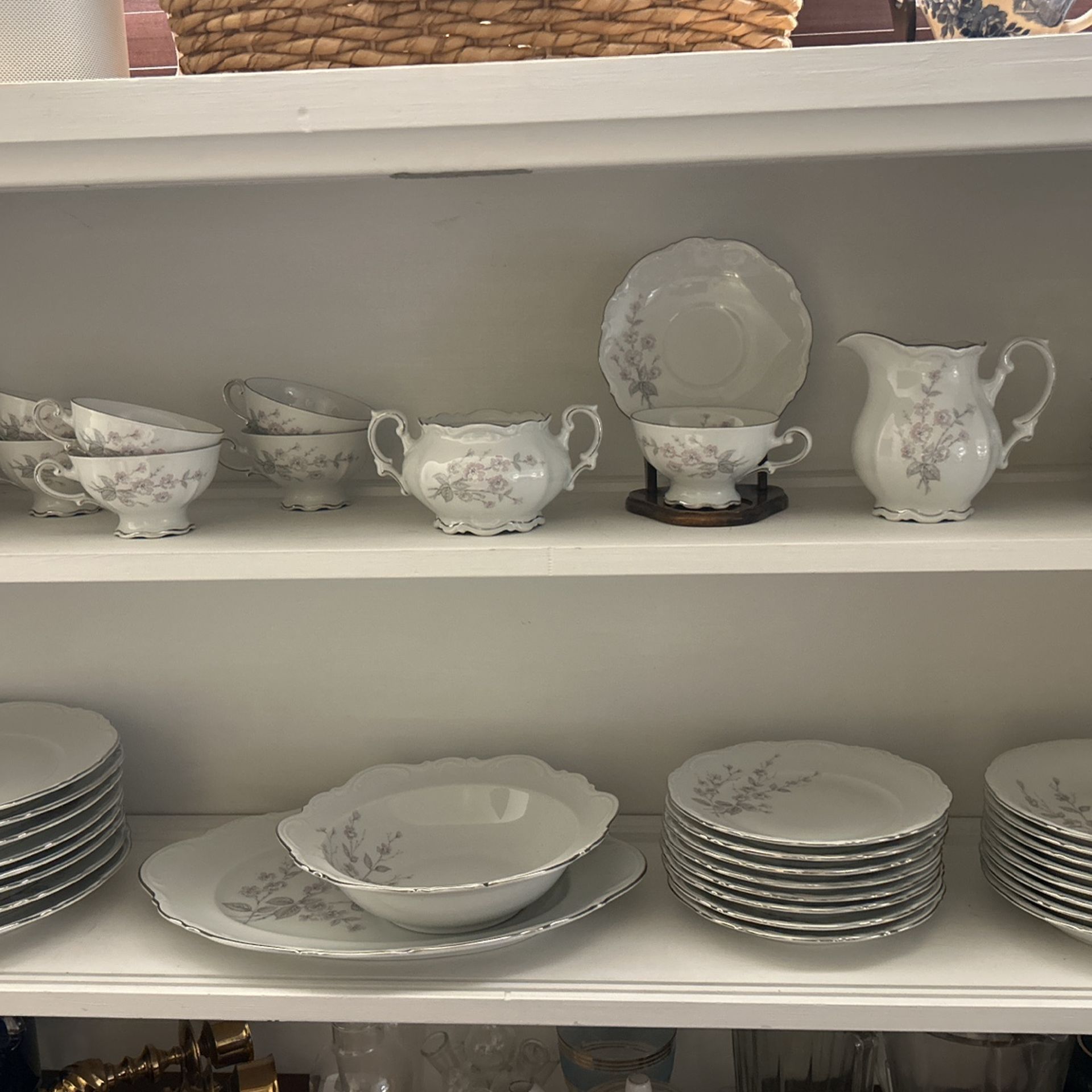 Antique/Vintage "Fragrance" by Mitterteich China Service for 8 plus accessories!