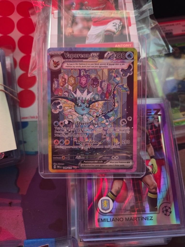 Vaporeon Ex Prismatic Evolutions