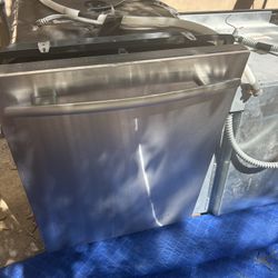 Jenn Air dishwasher very quiet You will not even hear it when is washing.