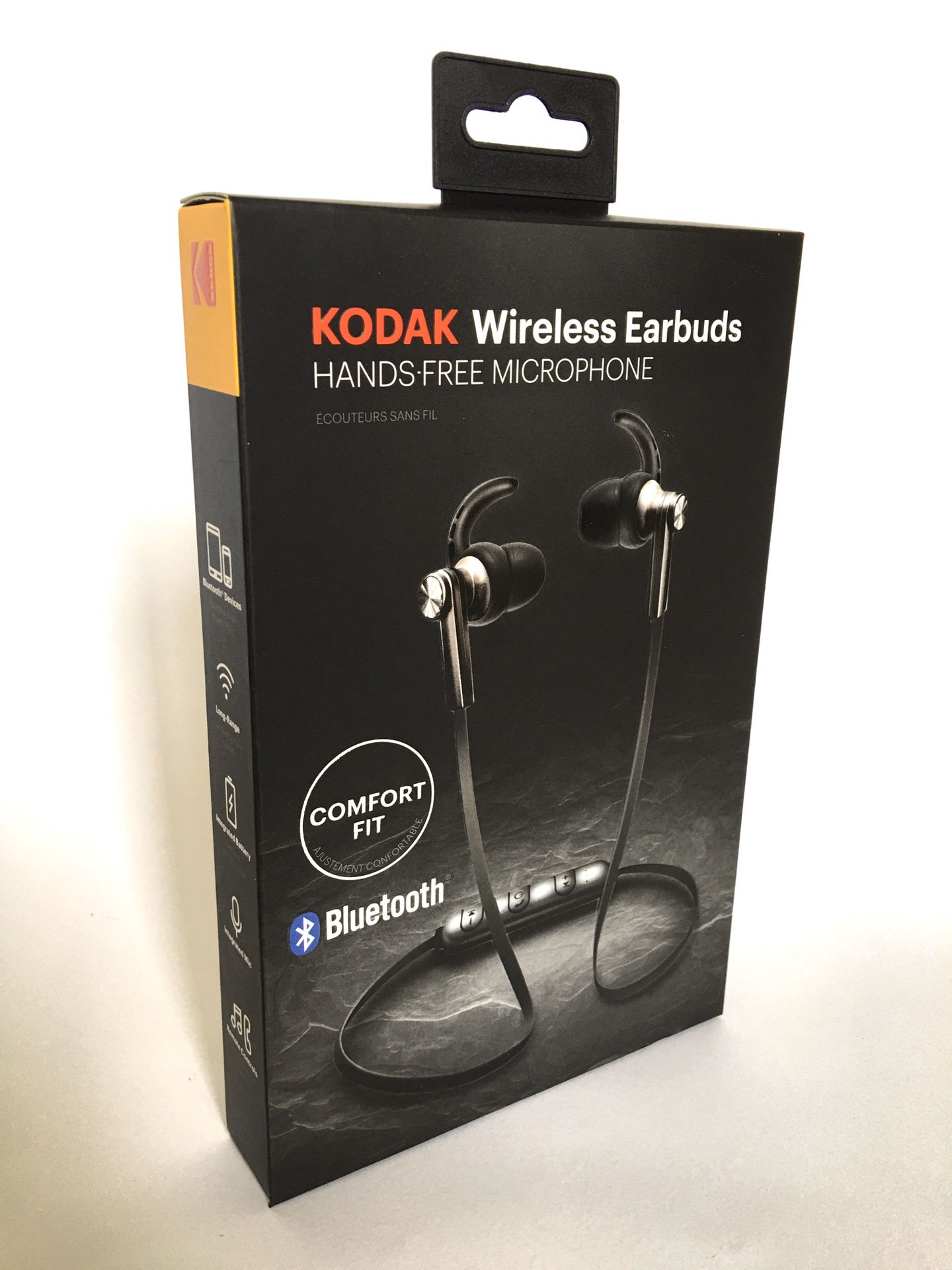 Kodak wireless silver grey headphones Brand new Bluetooth