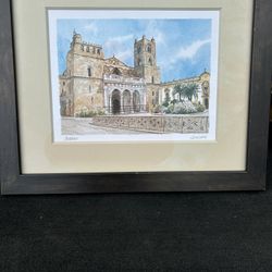 Art Frame Blk ,Mated And Glass 