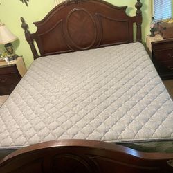 King Bed Frame & Mattress