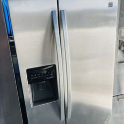 Kenmore Stainless Steel Side By Side Door Refrigerator 