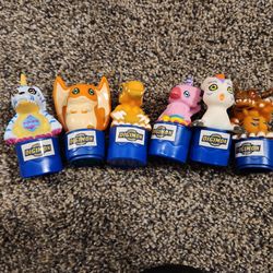 6 Vintage 2000 Digimon Ink Stamp